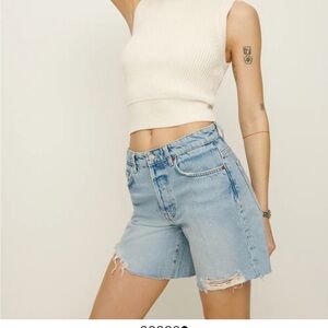 Raye Midrise Relaxed Jean Shorts